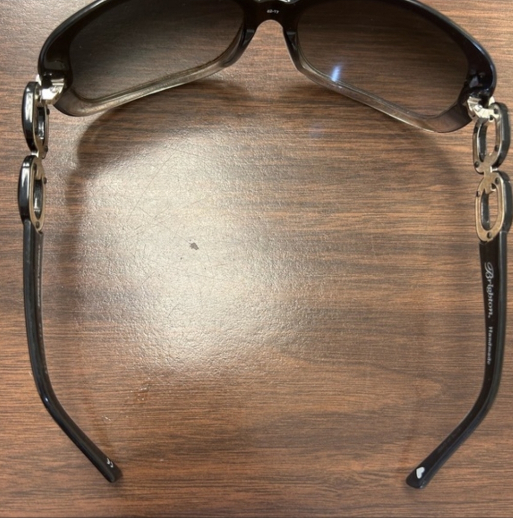 Brighton Black Women's Sunglasses W/Metal Case - Picture 4 of 7